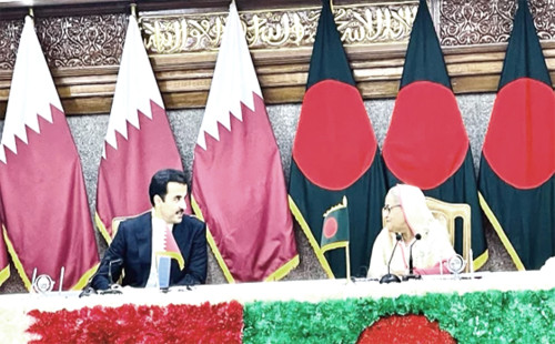 বাংলাদেশ-কাতার ১০ চুক্তি-সমঝোতা স্মারক সই 