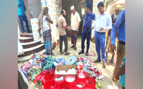 সেনা সদস্যের প্রতিষ্ঠানে তৈরি হচ্ছিল নকল জুস আইসক্রিম 