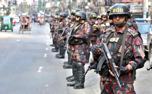 উপজেলা নির্বাচন : ৪১৮ প্লাটুন বিজিবি মোতায়েন 