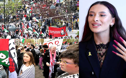 গানের প্রতিযোগিতায় ইসরায়েলি গায়িকা, বিক্ষোভে উত্তাল সুইডেন 