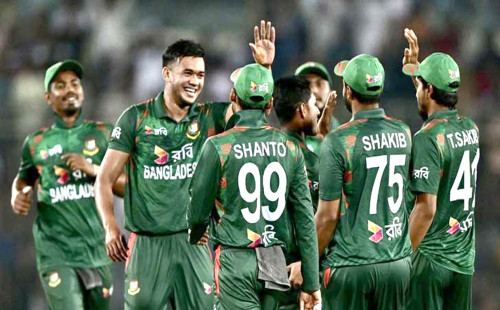 শ্বাসরুদ্ধকর ম্যাচে বাংলাদেশের জয়