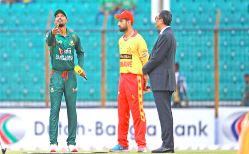 টস হেরে ব্যাটিংয়ে বাংলাদেশ