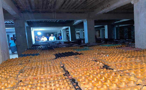 বগুড়ায় হিমাগার থেকে মজুদ করা ডিম উদ্ধার 