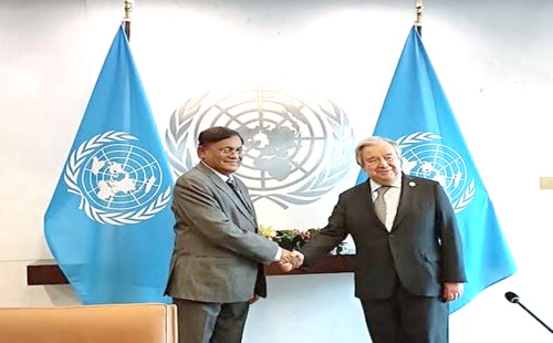 বাংলাদেশ জাতিসংঘের গুরুত্বপূর্ণ অংশীদার : জাতিসংঘ মহাসচিব 