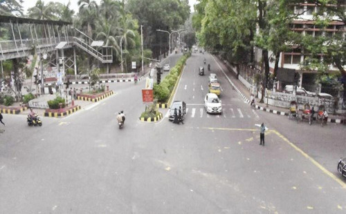 ঈদের ছুটিতে ঢাকা প্রায় ফাঁকা 