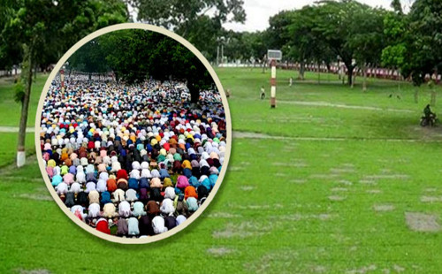 প্রস্তুত শোলাকিয়া ঈদগাহ, ঈদের জামাত সকাল ৯টায় 
