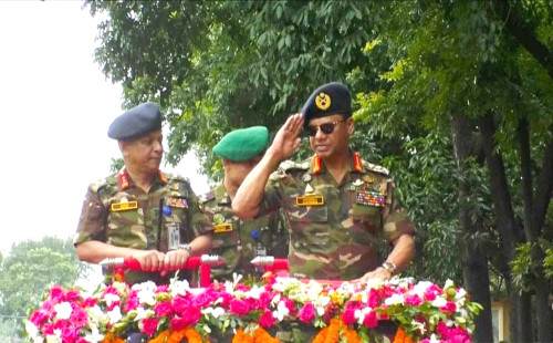 সেনাবাহিনীর চাকরিতে সবসময় দেশের কল্যাণের জন্য প্রস্তুত থাকতে হয় : সেনাপ্রধান 