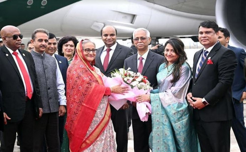 প্রধানমন্ত্রী দুই দিনের রাষ্ট্রীয় সফরে নয়াদিল্লি পৌঁছেছেন 