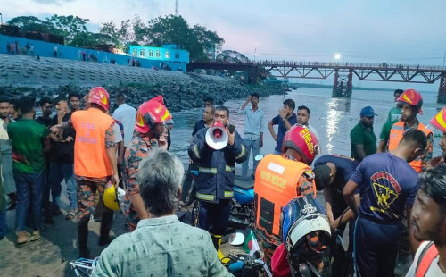 কর্ণফুলী নদীতে পড়ে নিখোঁজ ২ 