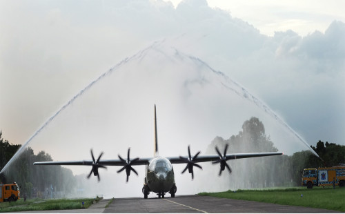 বাংলাদেশ বিমান বাহিনীতে যুক্তরাষ্ট্রের তৈরী পঞ্চম সি-১৩০জে পরিবহন বিমানের সংযোজন 