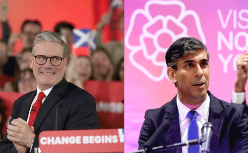 হার স্বীকার করে নিলেন সুনাক, জিতছেন স্টারমার