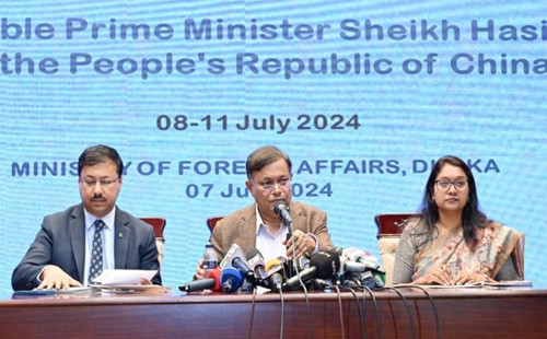 প্রধানমন্ত্রীর চীন সফরে ২০ সমঝোতা স্মারক স্বাক্ষরের সম্ভাবনা রয়েছে : পররাষ্ট্রমন্ত্রী 