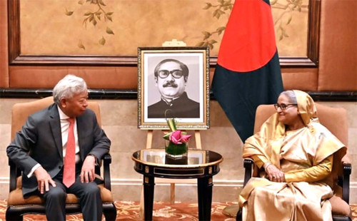 ২০৪১ সালের মধ্যে উন্নত বাংলাদেশ গড়তে এআইআইবির সহায়তা চাইলেন প্রধানমন্ত্রী 