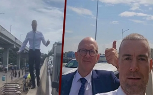 হেঁটে-সিএনজিতে চড়ে সংসদে গেলেন ইইউ রাষ্ট্রদূত 