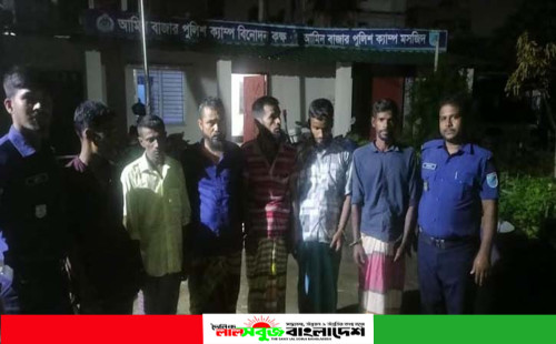 সাভারে ৬ জুয়াড়ি আটক 