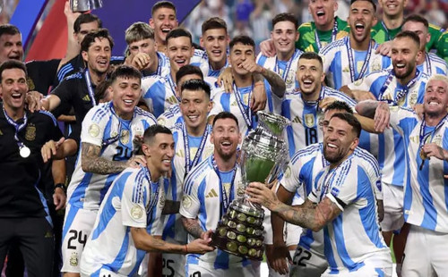 কলম্বিয়াকে ১-০ গোলে হারিয়ে রেকর্ড ১৬তম কোপা আমেরিকা শিরোপা জিতলো আর্জেন্টিনা 