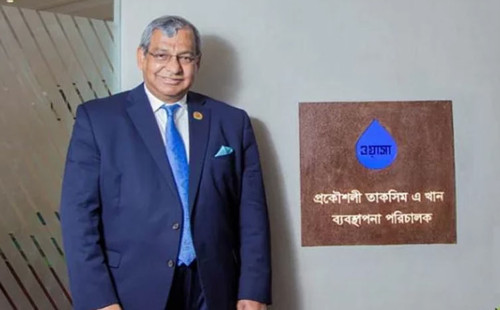 পদত্যাগ করলেন ঢাকা ওয়াসার এমডি তাকসিম এ খান 