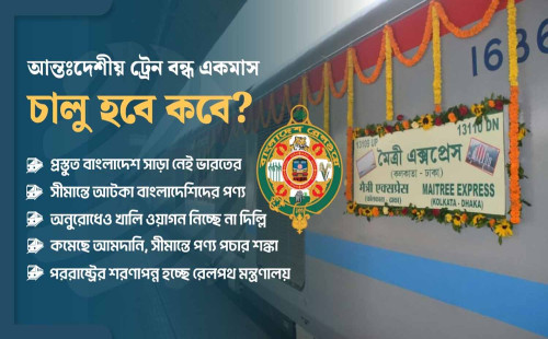 অনুরোধেও সাড়া নেই, আন্তঃদেশীয় ট্রেন চালাতে ‘অনীহা’ ভারতের 