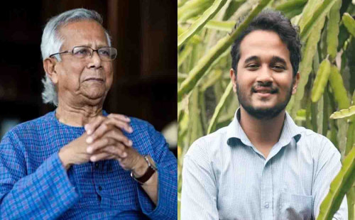 জুলাই শহীদ স্মৃতি ফাউন্ডেশনের সভাপতি ড. ইউনূস, সম্পাদক মুগ্ধর ভাই স্নিগ্ধ 