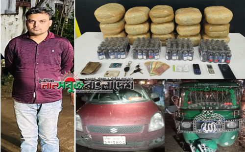 মিরসরাইতে গাঁজা ও ফেনসিডিলসহ একজনকে আটক করেছে র‌্যাব 
