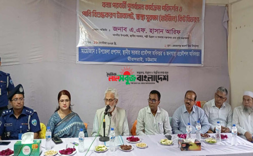 বন্যায় ক্ষতিগ্রস্তদের তালিকা করে দ্রুত পুনবার্সনের ব্যবস্থা করবো: উপদেষ্টা হাসান আরিফ 