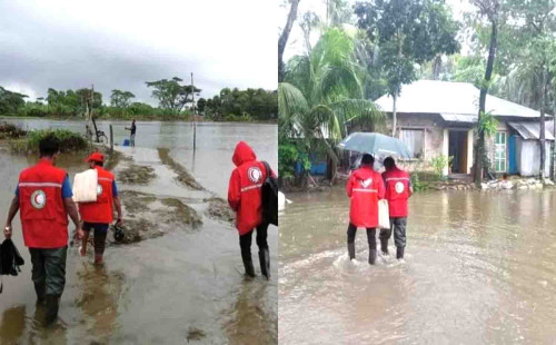 দেড় মাসেও নামেনি বন্যার পানি, দুর্ভোগে লক্ষ্মীপুরের ৩ উপজেলার মানুষ 