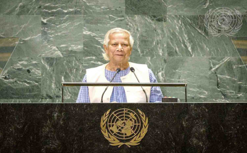 সুন্দর বিশ্ব গড়তে তারুণ্যে বিনিয়োগ করুন: বিশ্ব নেতাদের প্রতি ড. ইউনূস