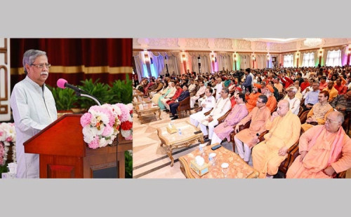 ধর্ম-বর্ণ নির্বিশেষে একসঙ্গে কাজ করার আহ্বান রাষ্ট্রপতির